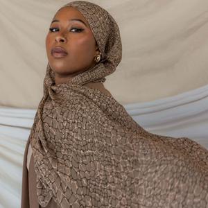 Bán buôn OEM Ombre hijab in Đá Cẩm Thạch Phương thức hijab khăn bông Viscose tre phương thức không nhìn thấy thông qua mềm in phương thức hijab - Product Image 6