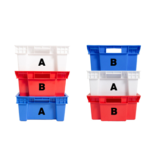 600 thùng nhựa xếp chồng được dùng để vận chuyển thịt, cá, trái cây, rau quả trong nông nghiệp - Product Image 5