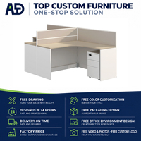 Bureau de travail moderne en bois, durable, résistant à l'eau, avec tiroirs de rangement pour espace de travail de bureau