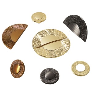 Chinese Style Round Cabinet Handle Gold Zinc Alloy Die Casting Durable Drawer Hardware Accessory - Product Image 5