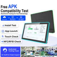 Nouvelle tablette commerciale Android 14 de 15,6 pouces RK3568 2 Go/32 Go WiFi 6 NFC PoE RJ45 Écran tactile LED RVB