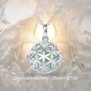 <span class=keywords><strong>Campanella</strong></span> Musicale a Forma di Cuore, Bola Messicana per <span class=keywords><strong>Gravidanza</strong></span>, <span class=keywords><strong>Collana</strong></span> con <span class=keywords><strong>Campanella</strong></span> dell'Armonia - Product Image 3