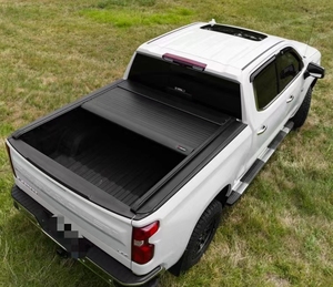 Couvercle de rouleau en aluminium robuste sur mesure pour camionnettes GMC Sierra Chevy <span class=keywords><strong>Silverado</strong></span> Dodge Ram F-150 verrouillage dur du tonneau - Product Image 4