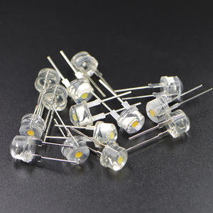 8 मिमी पुआल हैड डिड हाई उज्ज्वल 8 मिमी 0.5w 0.75w पुआल हैट सफेद लाल नीला पीला - Product Image 6