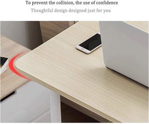 Modern Adjustable <b>Computer</b> <b>Desk</b> Top Wooden Mobile Wheels <b>Computer</b> <b>Desks</b> Laptop Stand Bedroom End Bed Table for Student Study - Product Image 2