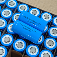 Batterie LiFePO4 32700 6Ah 3.2V 6000mAh 2000 Cycles Certifiée MSDS CE UN38.3 Cellule Cylindrique LFP pour Outils Électriques, Vélos Électriques et Énergie Solaire
