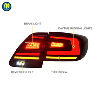 Feu arrière LED YU GUANG pour Toyota Corolla Altis US USA 2011-2013 E140, pièce auto, feu stop arrière et clignotant, indicateur de direction, feu arrière