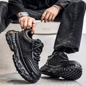 Premium Material Sneakers Men's Fashion Casual Footwear Freizeitschuhe Trendy Breathable Thick Sole Upper Sports <b>Shoes</b> - Product Image 6