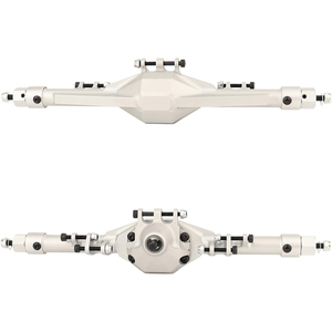 Assale <span class=keywords><strong>portale</strong></span> anteriore e posteriore in lega di alluminio 1/10 personalizzato completa <span class=keywords><strong>Set</strong></span> assale per auto cingolata assiale Capra 1.9 UTB RC - Product Image 2