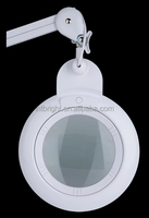 Lampe loupe LED professionnelle pour salon de beauté avec support au sol pour extension de cils, soins des ongles et traitements esthétiques