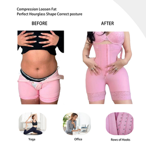 Fagas colombianas para mujer, Body levantador de glúteos, ropa moldeadora BBL, faja moldeadora de cuerpo colombiana con correas de brazo ajustables - Product Image 4