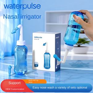 Waterpulse-Limpiador de nariz eléctrico para <span class=keywords><strong>niños</strong></span> y adultos, botella de plástico certificada con CE, rociador de sal, clase I, clase I, OEM - Product Image 3