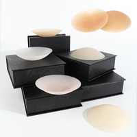 Cubrepezones de Silicona Invisible para Mujer, Cubrepezones de Gel de Sílice Sólido, Parche de Lencería sin Costuras para el Pecho