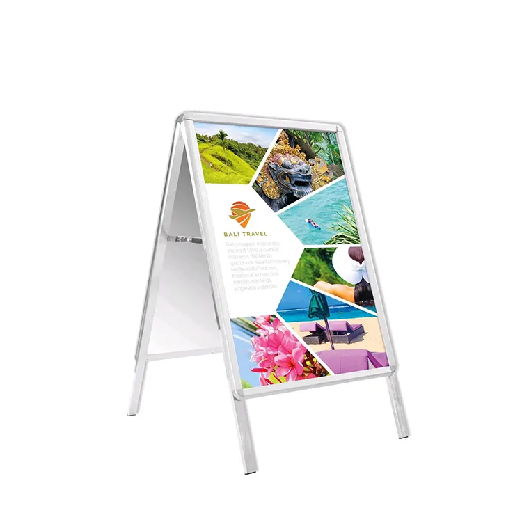 Super Quality Sidewalk Advertising Photo Display Board A Frame Pavement Sign