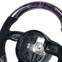 Volant en fibre de carbone adapté aux Audi A1 A3 A4 A5 A6 A7 RS R8 RS3 C7 Q5 Q7 S3 B8 B9 S4 Q3 Q8
