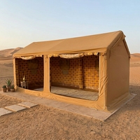 Tente de camping de luxe FR, grande capacité, pour 4 à 8 personnes, résistante au vent du désert, pour la saison de camping au Moyen-Orient