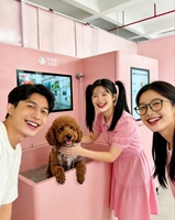 Máquina de Aseo Semiautomática para Mascotas, Perros y Gatos, con Función de Baño de Hidrógeno, Activación por Escaneo, Baño de Acero Inoxidable