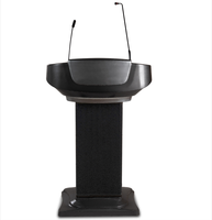 Amplificateur de sonorisation pour podium, microphone col de cygne, micro sans fil. Lampe de lecture LED et pupitre de conférence AV