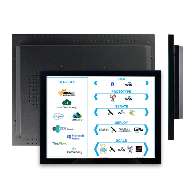 10 12 15 17 19 21.5 Inch 15" 1024*768 Touchscreen Monitor Touch Screen Industrial Panel PC