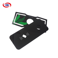 Verre trempé de précision CNC pour gravure, avec bord usiné de forme spéciale, revêtement et perçage progressif