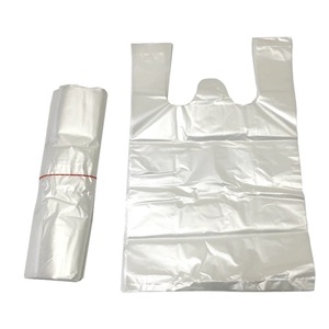Factory Supply Low Price Customized <b>White</b> Transparent <b>PE</b> Plastic Vest Trash Bags Tshirt Bag for Home Restaurant Supermarket - Product Image 6
