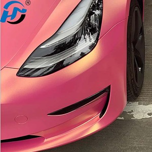 PET Gold <span class=keywords><strong>Pink</strong></span> Diamond Color Shift Vinilo Wrap <span class=keywords><strong>Roll</strong></span> 5ftx60ft Autoadhesivo PVC Decal Car Body Protection Films - Product Image 4