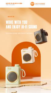 ลำโพงพกพา 5.0 พร้อมไฟ RGB LED ช่องเสียบ USB TF AUX เสียงเบสหนักแน่น-เครื่องเล่นเพลงอัจฉริยะสำหรับใช้งานกลางแจ้ง กันน้ำระดับ IPX0 แบตเตอรี่ใช้งานได้ 15-20 ชั่วโมง - Product Image 2