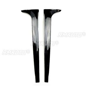 2Pcs Gloss Black Car Rear Window Side Spoiler Wing <b>Splitter</b> for Volkswagen Polo MK6 2019+ Car Accessories - Product Image 1