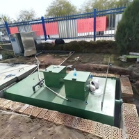 Planta de Tratamiento de Aguas Residuales Industriales NQ-1 MBR, 10,000 L/H, 220 V, Sistema en Contenedor con PLC para Procesamiento de Alimentos y Efluentes de Fábrica