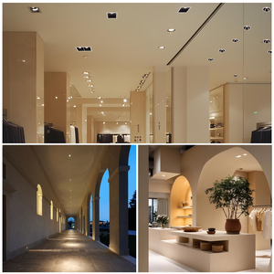 Nouvelle tendance ETL CE RCM Listed LED Downlight encastré 8W 15W 25W Plafonnier en aluminium carré CRI90 Villa haut de gamme Hôtel - Product Image 6