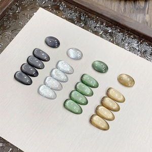 AILANUO Série de vernis à ongles gel effet œil de chat Nuages d'automne 4 couleurs OEM 15 ml Kit de vernis gel œil de chat pour usage professionnel en salon - Product Image 2