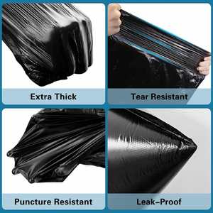 ถุงขยะดำขนาดใหญ่ แข็งแรง ทนทาน ย่อยสลายได้ทางชีวภาพ ขนาด 33-400 แกลลอน (100-1500 ลิตร) สำหรับใช้ในซูเปอร์มาร์เก็ต - Product Image 4