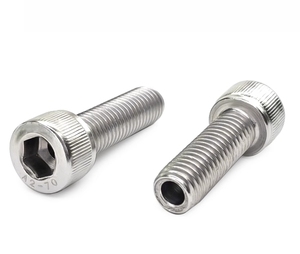 Vis <span class=keywords><strong>creuse</strong></span> à <span class=keywords><strong>tête</strong></span> <span class=keywords><strong>cylindrique</strong></span> à six pans creux en acier inoxydable A2-70 M1.4-M16 - Product Image 2