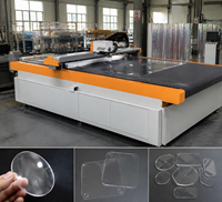 Machine de découpe oscillante rapide pour couper les feuilles de plastique, le PVC, le verre souple avec table de découpe