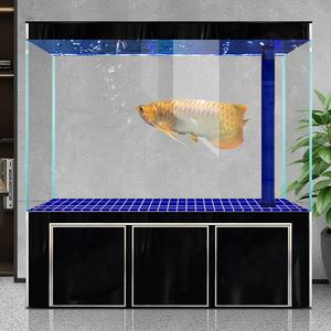 YUYI <span class=keywords><strong>Aquarium</strong></span> moderne de <span class=keywords><strong>150</strong></span> gallons (500L-1000L) avec filtre de fond et meuble, <span class=keywords><strong>aquarium</strong></span> en verre de couleur personnalisée pour bureau/salon - Product Image 1