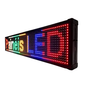 wifi usb remote controlled P10 single color text led display screen board