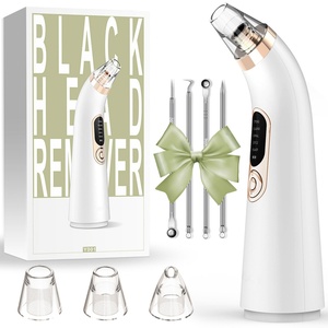 Beauty Items 4 Replace Head Blackhead Remover Silicone Lip <b>Electric</b> Blackhead Pore Vacuum Blackhead Remover Tool - Product Image 1