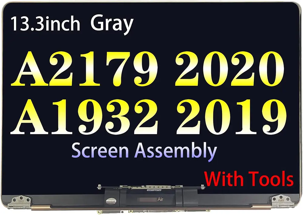 ของแท้แล็ปท็อปใหม่ A1932 หน้าจอ LCD Retina จอแสดงผลเต็มรูปแบบสําหรับ Apple MacBook Air LCD A1932 ครึ่งชุดปลาย 2018