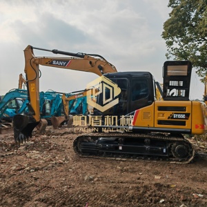 Used Sany SY155C 15 ton crawler excavator, low working hour Sany excavator for farmland renovation and small-<b>scale</b> mining - Product Image 1