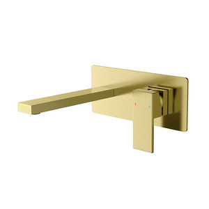 Wall Mount Concealed Basin Faucet Single Handle Brass Hot Cold Water For Hotels And Guesthouses - Product Image 2