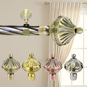 Nuevos y Populares Adornos Retro para Barras <span class=keywords><strong>de</strong></span> Cortina, Artículo <span class=keywords><strong>de</strong></span> Comercio Exterior <span class=keywords><strong>de</strong></span> Fábrica con Accesorios Únicos y Creativos para Barras <span class=keywords><strong>de</strong></span> Cortina - Product Image 1