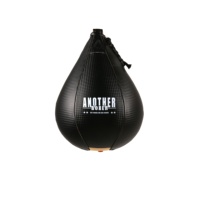 Ballon de boxe Speed Ball en gros, ballon de boxe noir avec logo personnalisé, emballage MMA, entraînement rapide, ballon de boxe en forme de poire
