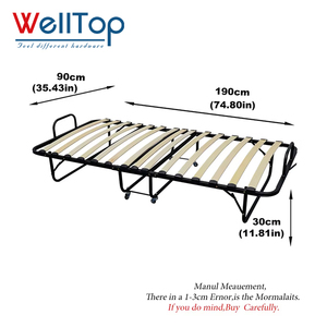 Cama Plegable Portátil Moderna con Marco Metálico y Ruedas para Hospital, Dormitorio, Hotel y Exteriores, Venta al Por Mayor de Fábrica - Product Image 2