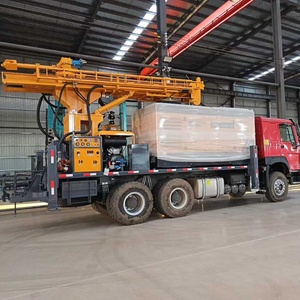 Foreuse à eau de haute qualité de 230 m montée sur véhicule, pompe à boue, machine de forage de puits souterrain, foreuse mobile à vendre - Product Image 1