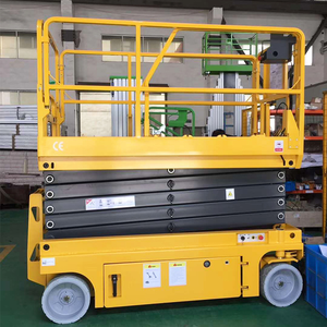 Nouvelle plateforme élévatrice à ciseaux électrique hydraulique avec poignée de traction, capacité 500 kg, hauteur de levage 7,5 m, 9 m, 11 m, 12 m - Product Image 6