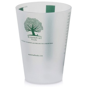 Gobelets en plastique dur transparent givré Party Essentials - Product Image 2