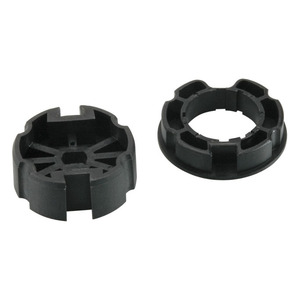 Adattatori per Tende da Sole D78mm, Lunghezza 9mm, Altezza 5mm, in Plastica Nera - Product Image 1