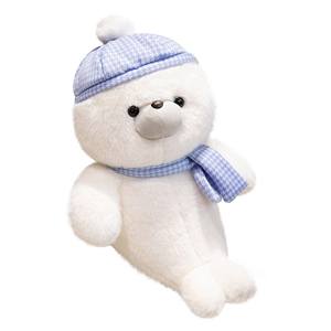 Jouet en peluche en flanelle de phoque d'Islande, ton bleu doux de la forêt, authentique, cadeau d'anniversaire pour enfants, unisexe, âges 1-3 - Product Image 5
