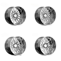 Jantes de camion forgées Super Single à déport profond 24x14 26x14 28x16 8x6.5 8x165.1 pour Dodge Ram 2500 3500 et Chevrolet Silverado 3500