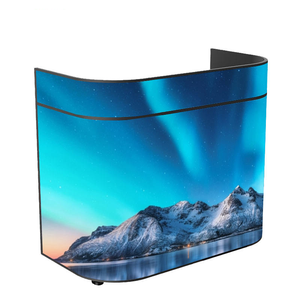 Portable Curved LED Bar Counter Digital Display for Art Gallery Painting Show & Museum Exhibition Events - Product Image 2